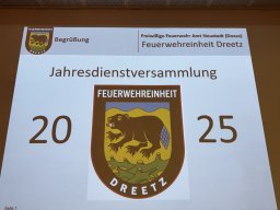Jahresdienstversammlung für das Jahr 2025